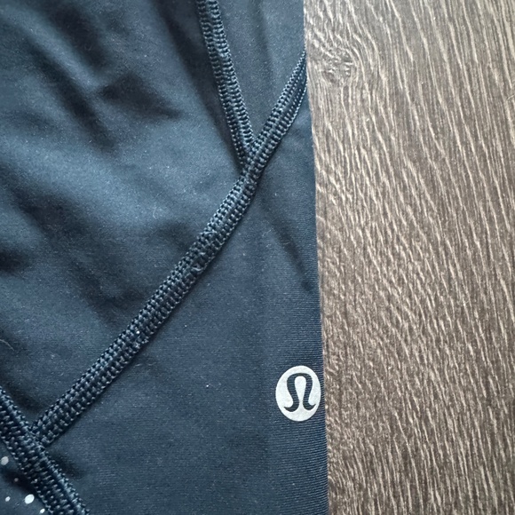 Lululemon Blue Reflective Crop Leggings – Size 6 - Picture 3 of 8